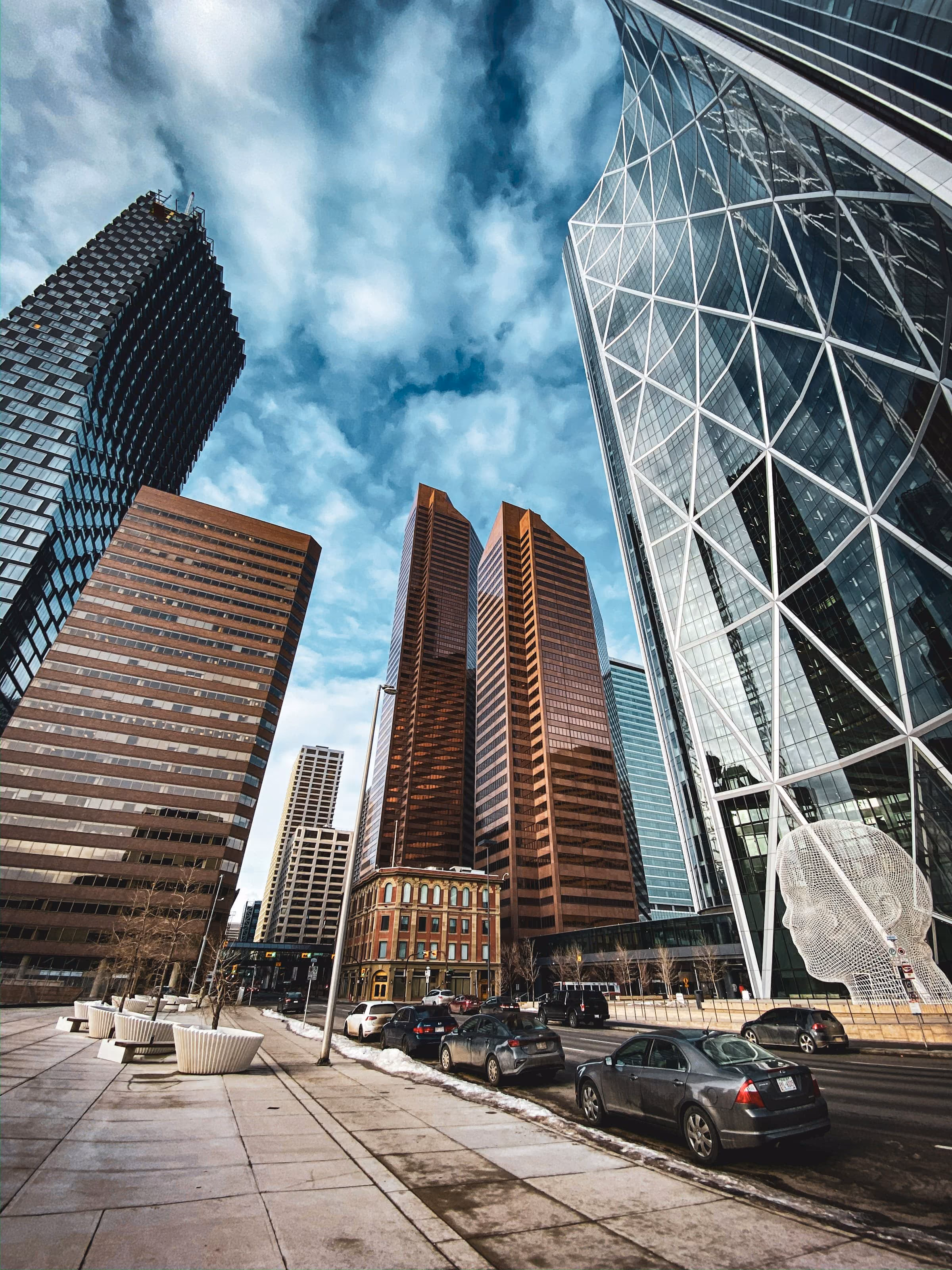 Calgary downtown skyline during the day — BitForward is a Calgary web design studio