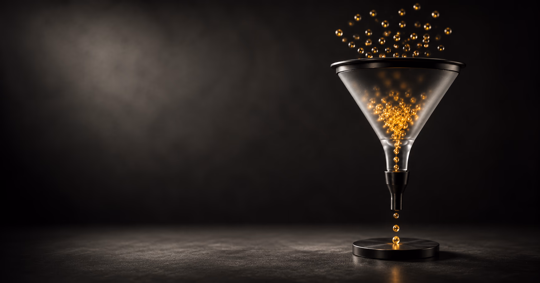 Conversion rate optimization service — funnel diagram