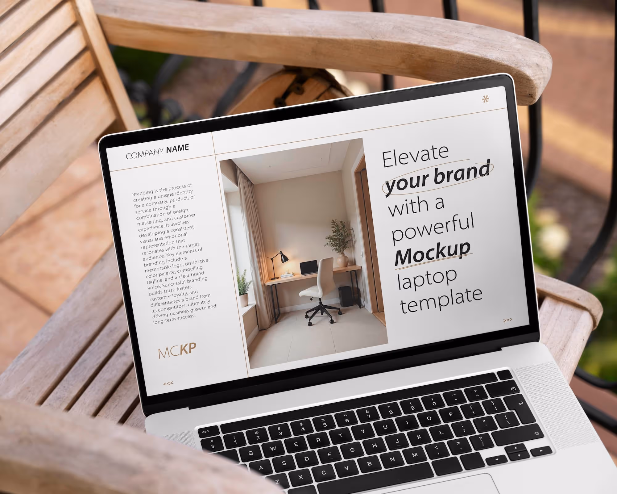 Property services website design mockup for a local service business