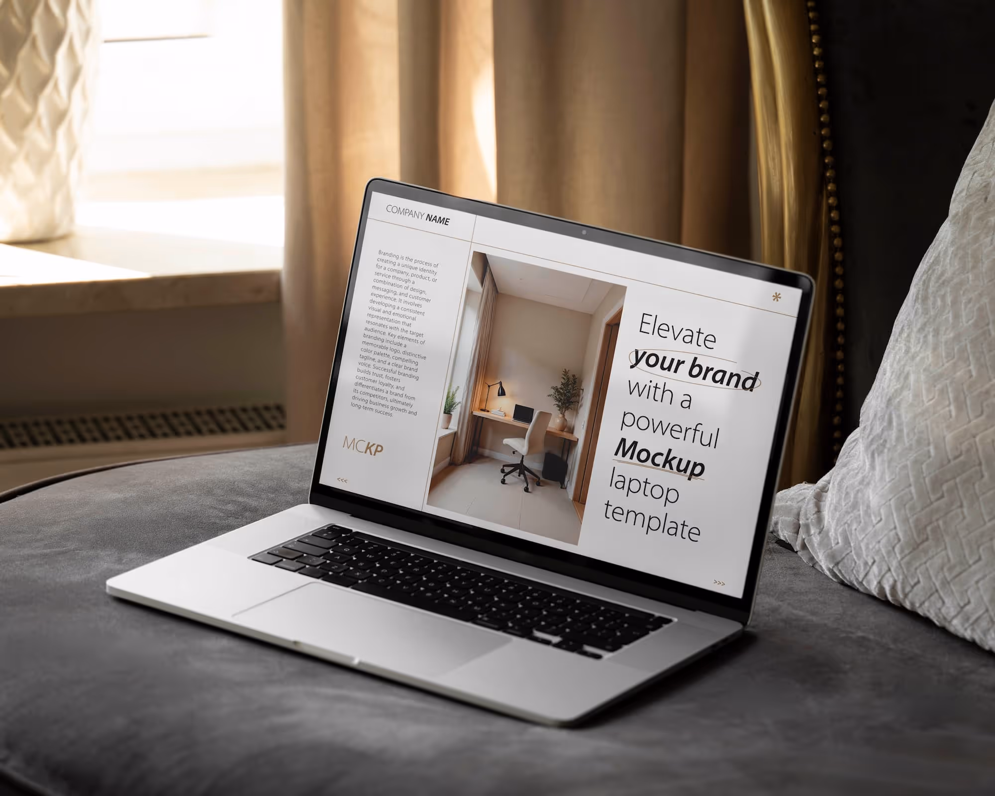 Accounting firm website design mockup for a professional services business